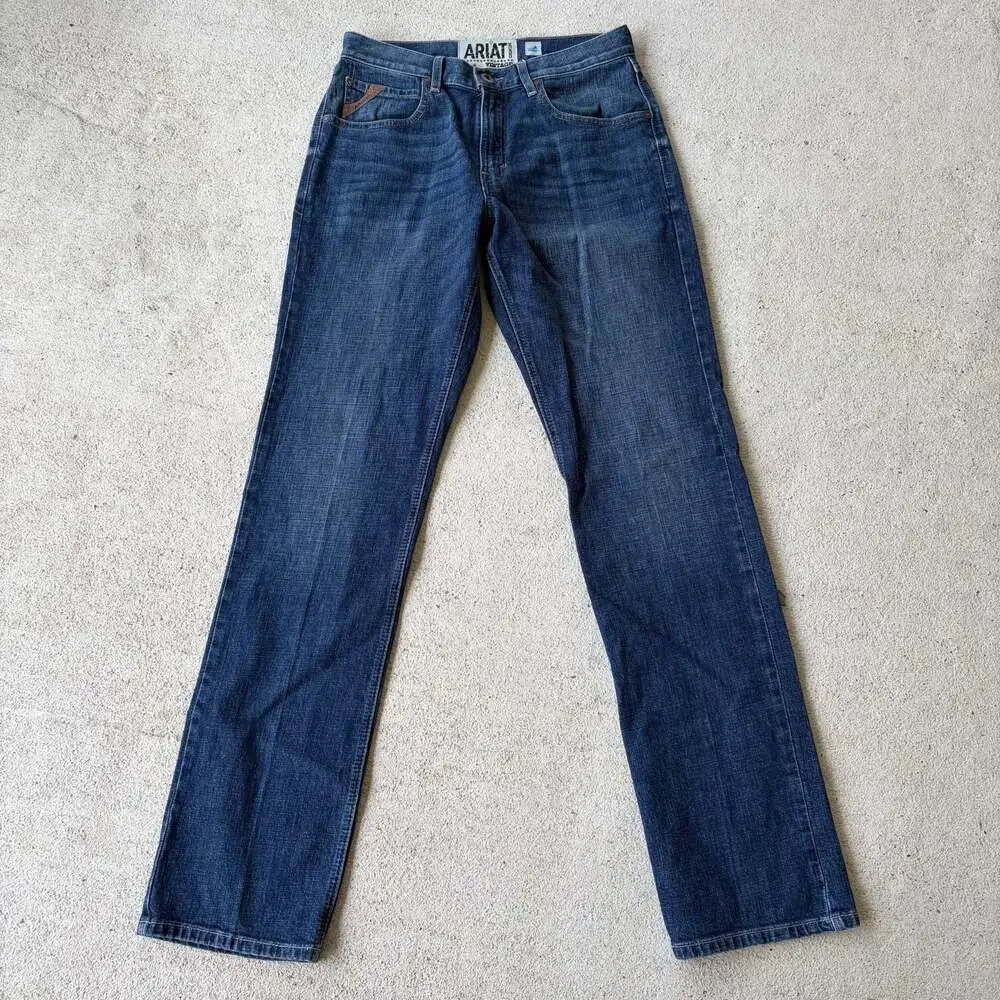 Ariat M1 Vintage Straight Leg H2O Denim Jeans Men's 32x36